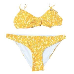 NEW Tilly’s Full Tilt Yellow Floral Print Bikini Vacation Spring Break